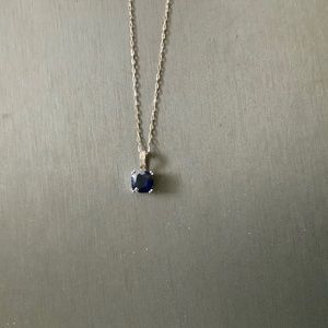 Sapphire necklace